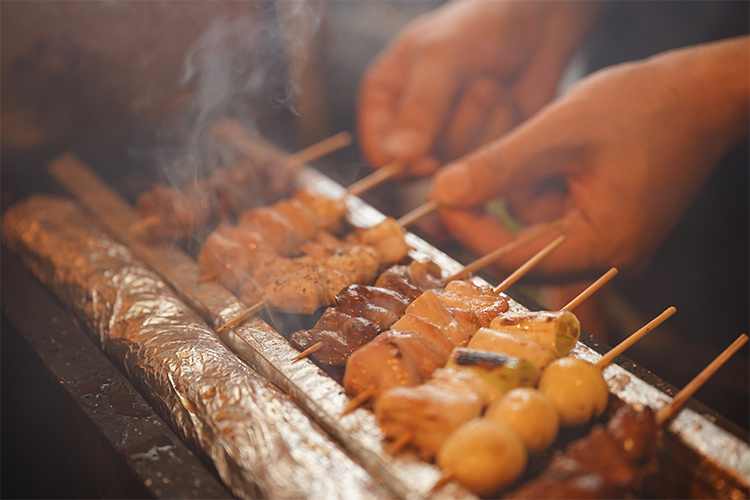 甲州健味鶏を使用した絶品焼鶏